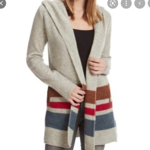Toad&Co Sweaters - Toad & Co Lambs Wool Hooded Open Cardigan
